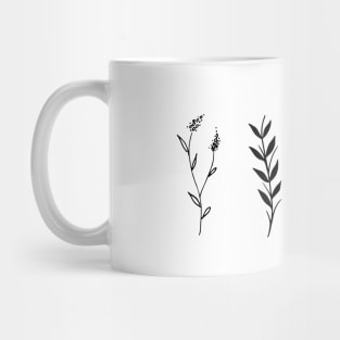 Leafs in a line Mug